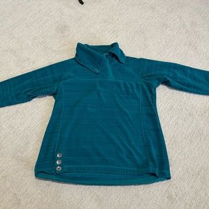 Women’s Avalanche fleece outdoor wear turquoise green size XL